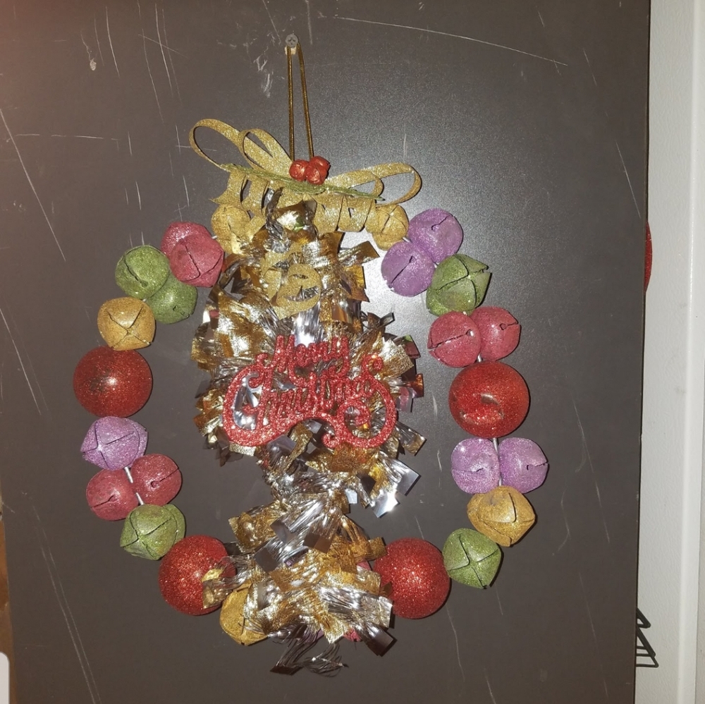 Handmade Jingle Bells wreath please go to my page - Picture 6 of 7